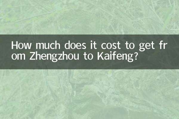 ঝেংঝো থেকে কাইফেং যেতে কত খরচ হবে?