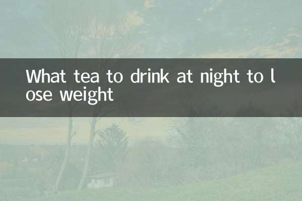 Quale tè bere la sera per perdere peso