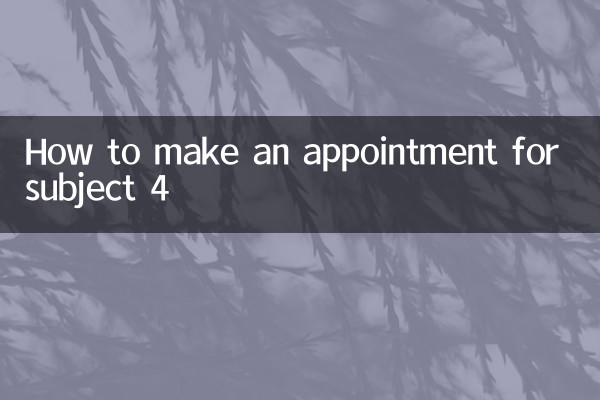 Como marcar uma consulta para a disciplina 4