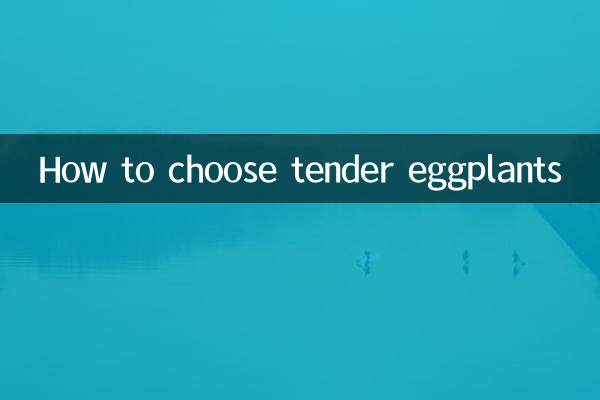 Como escolher berinjelas tenras