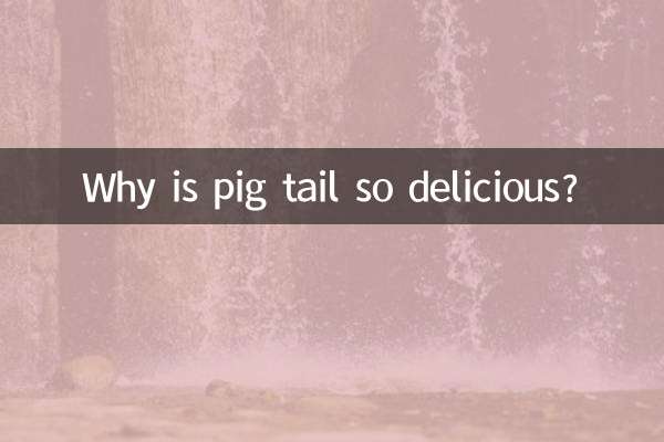Warum ist Schweineschwanz so lecker?