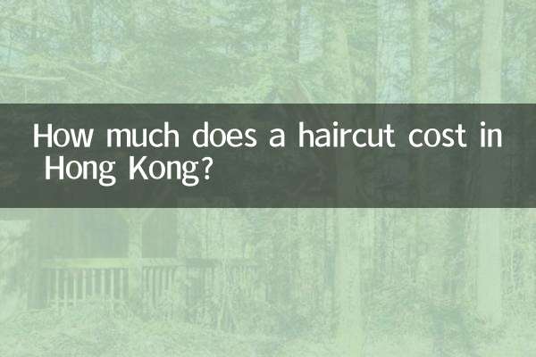 Wie viel kostet ein Haarschnitt in Hongkong?