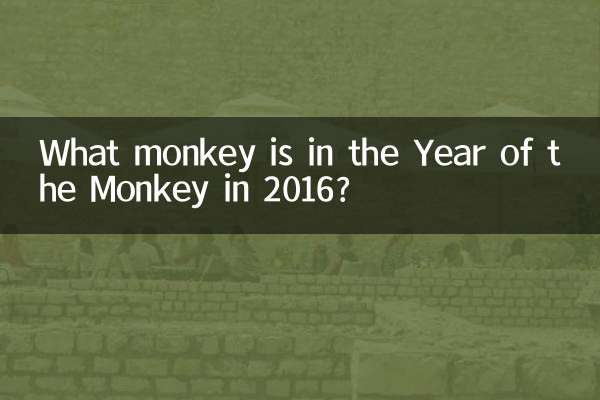 2016 में बंदर के वर्ष में कौन सा बंदर है?