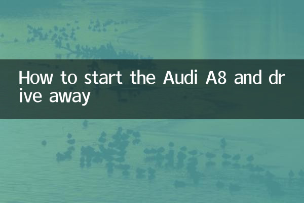Cómo arrancar el Audi A8 y arrancar