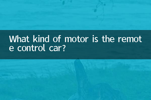 遥控车是什么电机