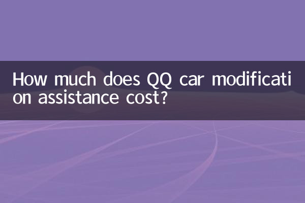 QQ গাড়ী পরিবর্তন সহায়তার খরচ কত?