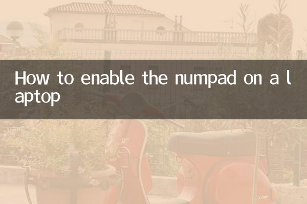 لیپ ٹاپ پر NUMPAD کو کیسے قابل بنائیں