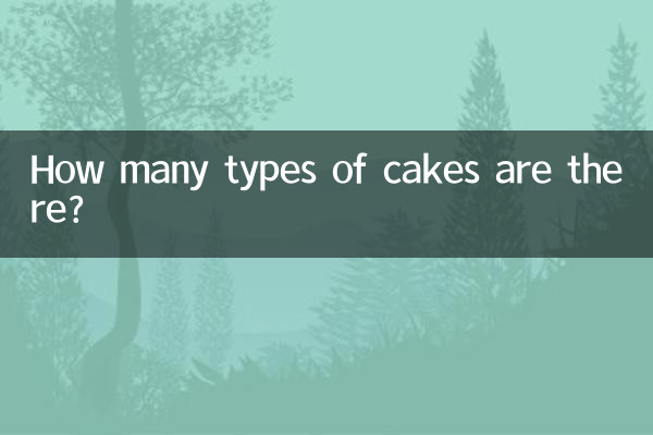 केक कितने प्रकार के होते हैं?