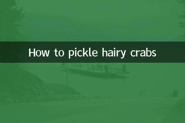 Wie man haarige Krabben einlegt