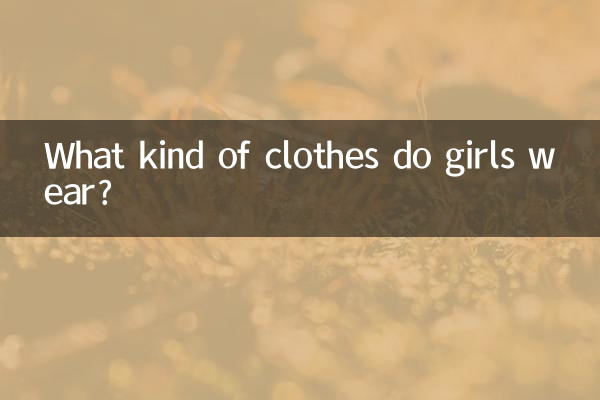 लड़कियाँ किस तरह के कपड़े पहनती हैं?