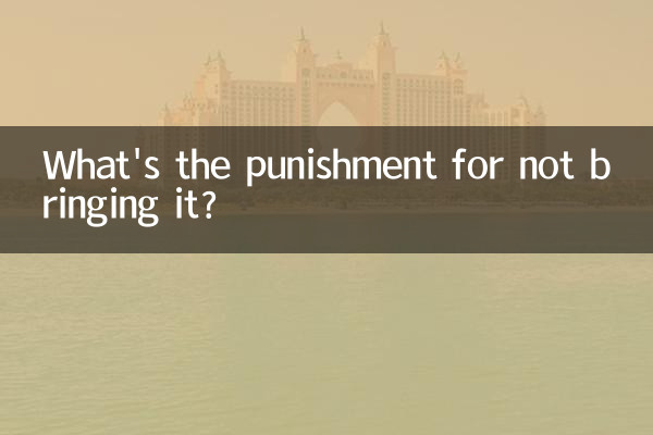 持って行かなかった場合の罰則は何ですか？
