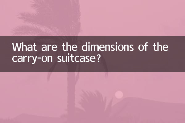 Quais são as dimensões da mala de mão?