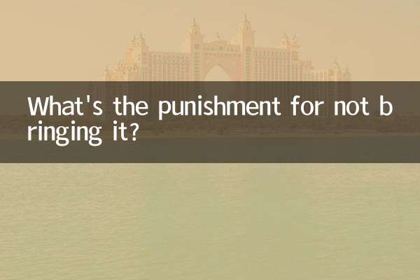 持って行かなかった場合の罰則は何ですか？