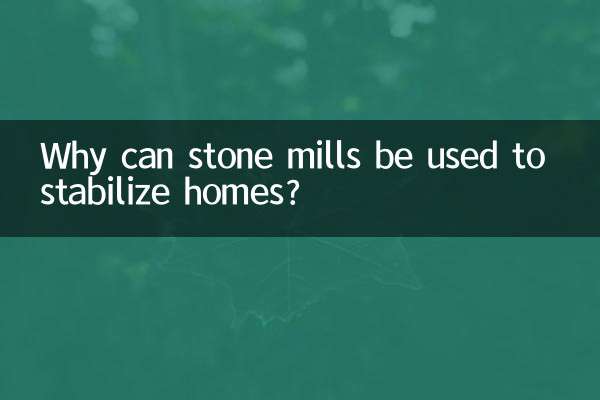 石磨为什么能镇宅