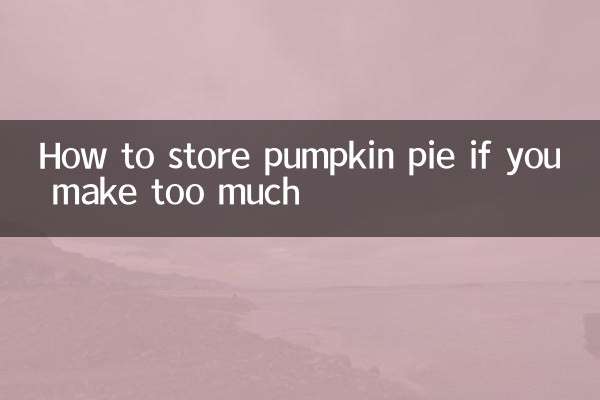 طرز نگهداری کیک کدو حلوایی در صورت درست کردن زیاد