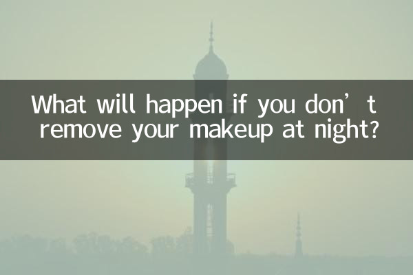 夜メイクを落とさないとどうなりますか?