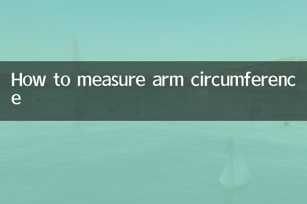 Comment mesurer la circonférence du bras