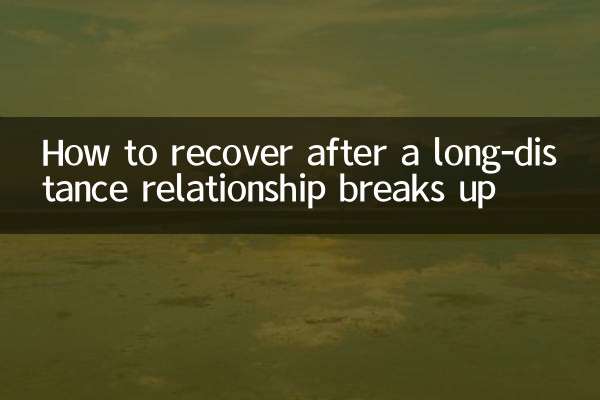 Как восстановиться после разрыва отношений на расстоянии