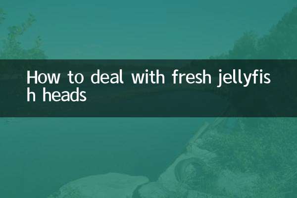 كيفية التعامل مع رؤوس قناديل البحر الطازجة