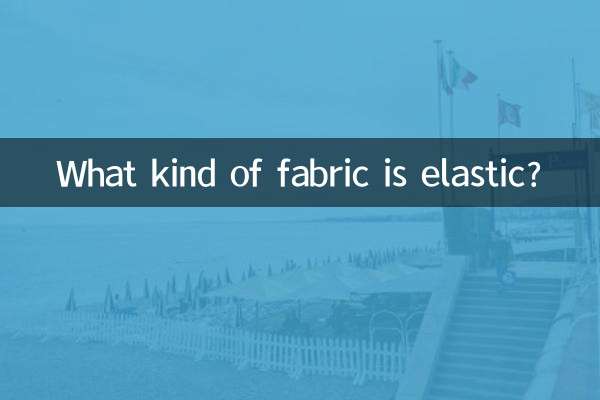 Che tipo di tessuto è elastico?