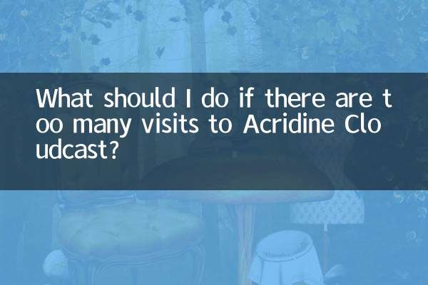 اگر میں ایکڈائن کلاؤڈ کاسٹ کے بہت سارے دورے کر رہا ہوں تو مجھے کیا کرنا چاہئے؟