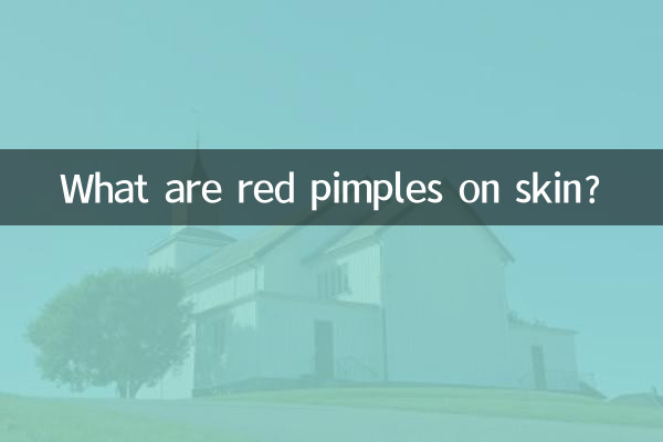 O que são espinhas vermelhas na pele?