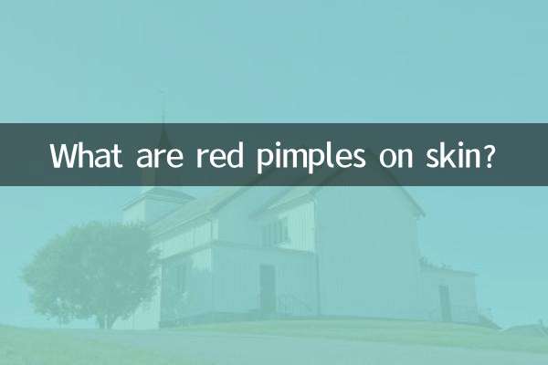 Was sind rote Pickel auf der Haut?