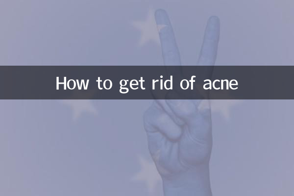 Come sbarazzarsi dell'acne