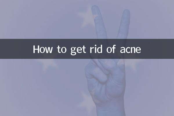 Cómo deshacerse del acné
