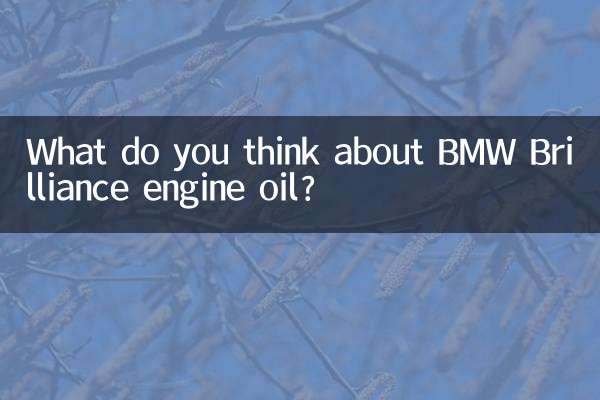 आप बीएमडब्ल्यू ब्रिलिएंस इंजन ऑयल के बारे में क्या सोचते हैं?