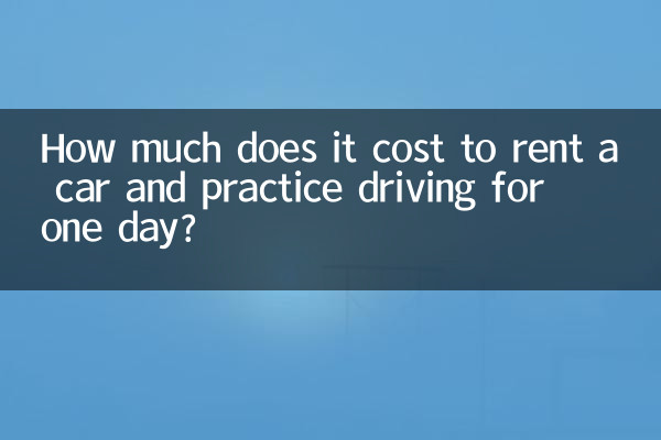 Quanto custa alugar um carro e praticar direção por um dia?