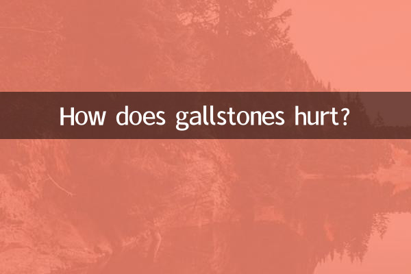 ¿Cómo duelen los cálculos biliares?