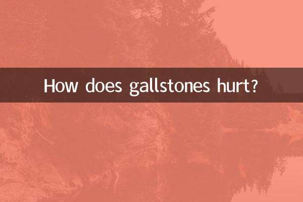 ¿Cómo duelen los cálculos biliares?