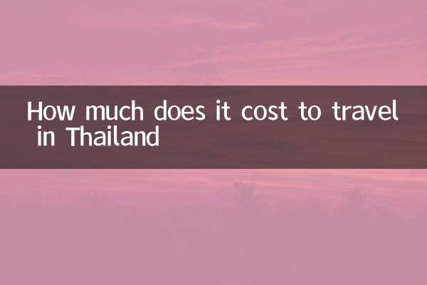 How much does it cost to travel in Thailand