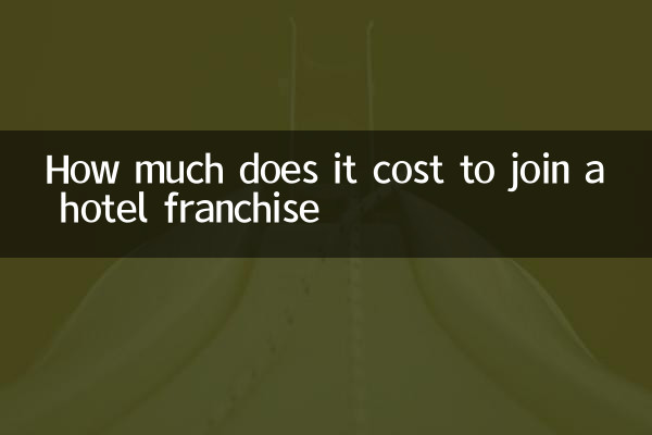 How much does it cost to join a hotel franchise
