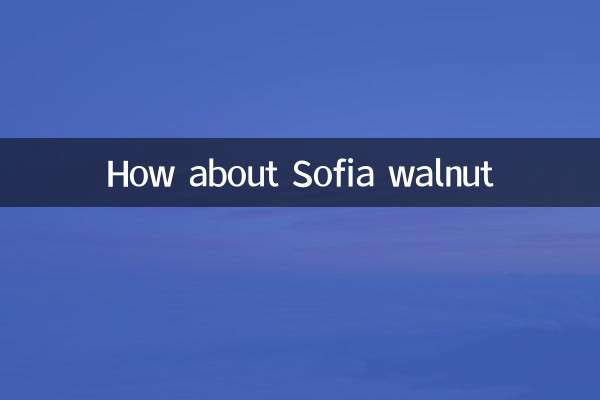 Que tal Sofia Walnut