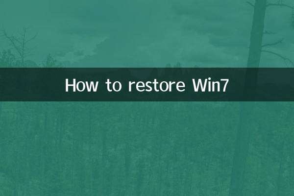 Win7怎麼還原