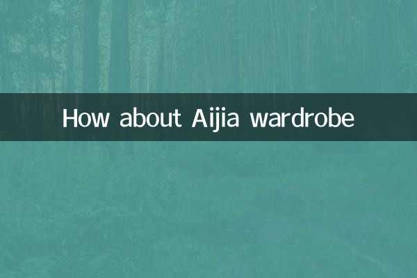Que tal o guarda -roupa de Aijia