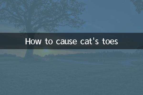 How to cause cat's toes