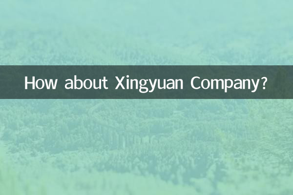 Qu’en est-il de la société Xingyuan ?