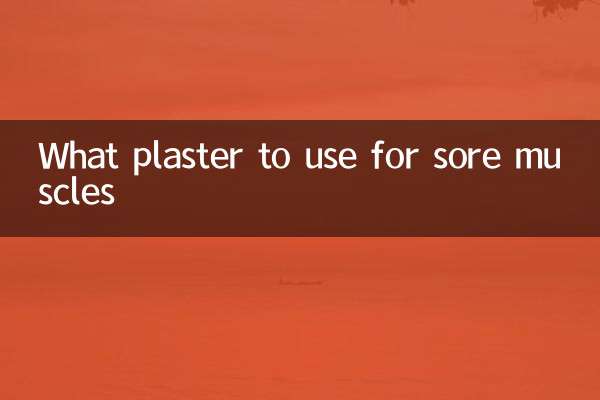 Que gesso usar para dores musculares