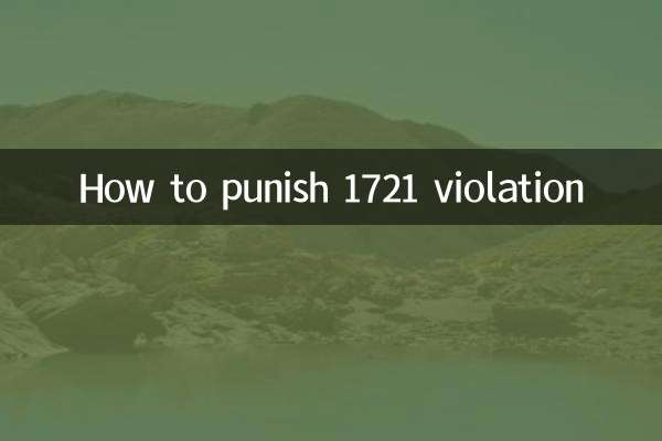 Como punir a violação de 1721