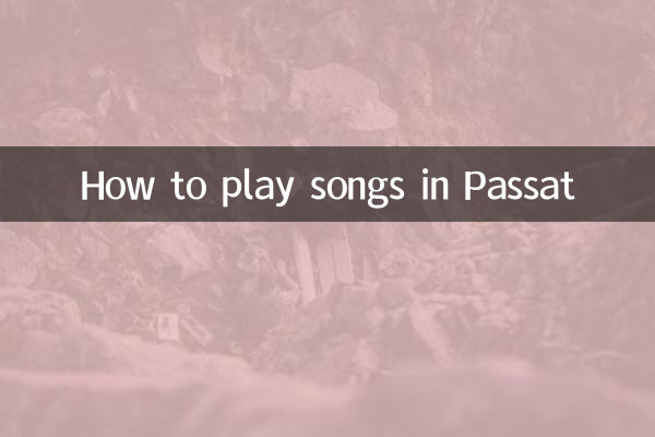 Como tocar músicas no Passat