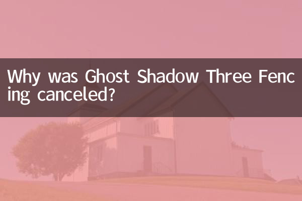 چرا Ghost Shadow Three Fencing لغو شد؟