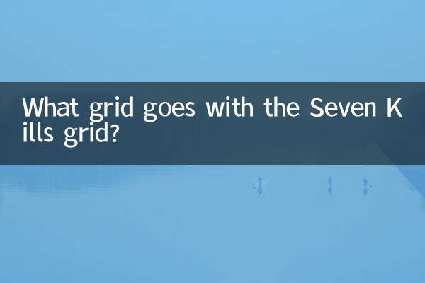 Welches Raster passt zum Seven Kills-Raster?