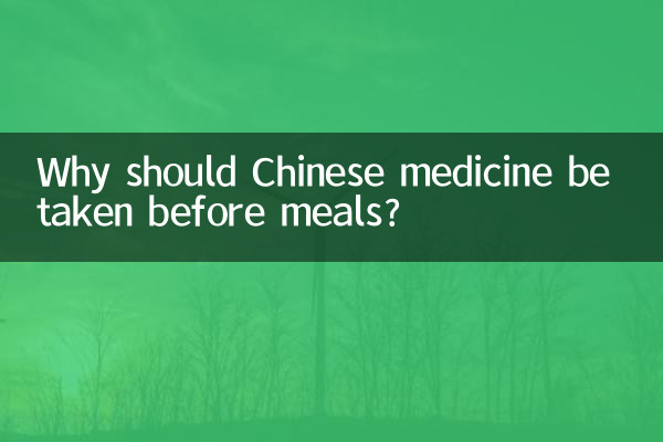 چرا باید داروی چینی را قبل از غذا مصرف کرد؟