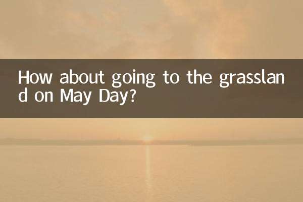 Wie wäre es, wenn Sie am 1. Mai auf die Wiese gehen?