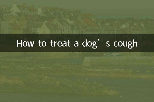 How to treat a dog’s cough