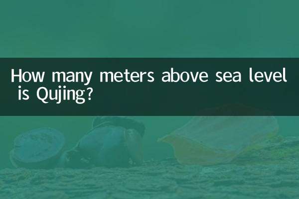 À combien de mètres au-dessus du niveau de la mer se trouve Qujing ?