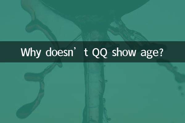 Warum zeigt QQ kein Alter an?